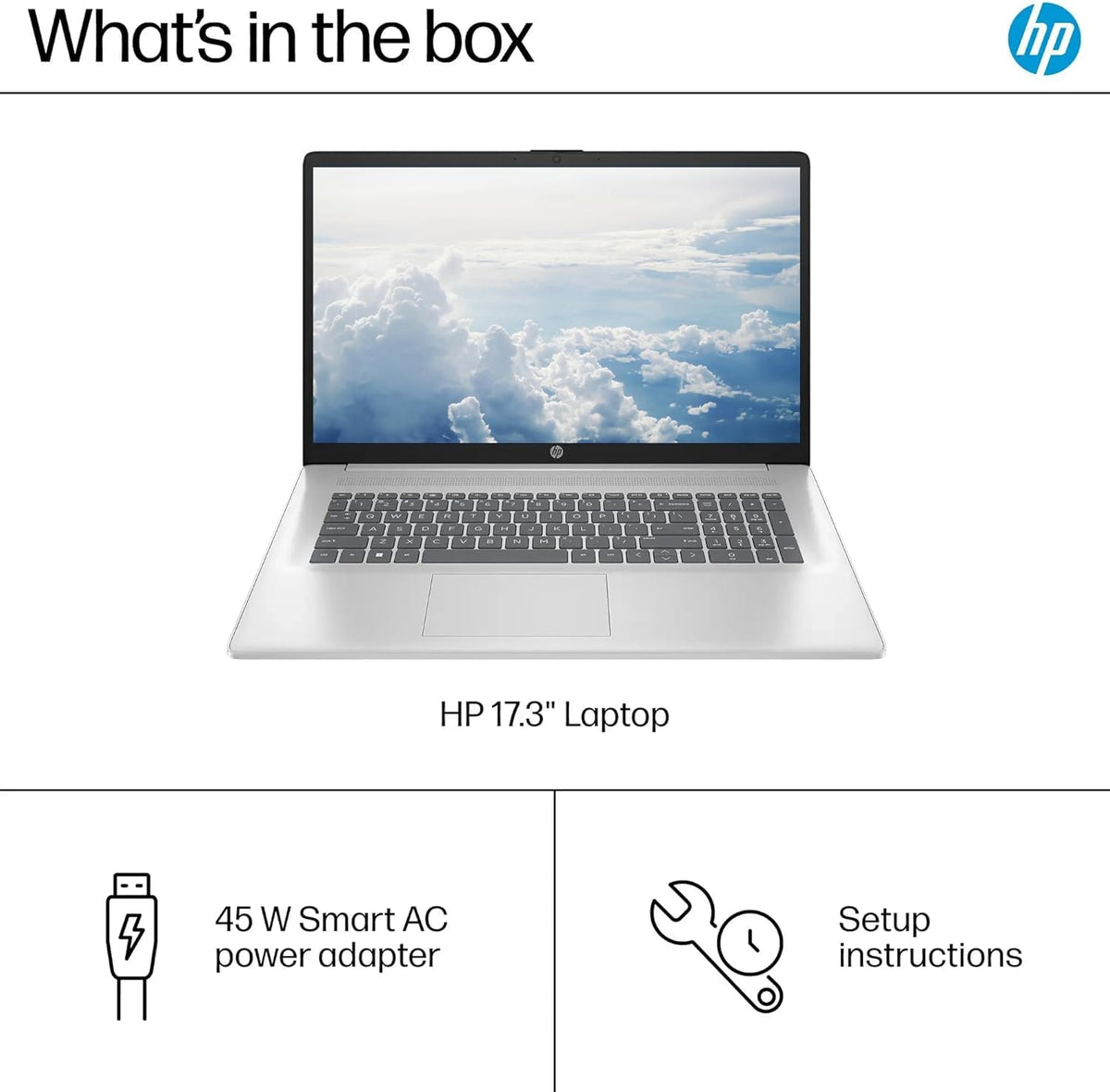 17.3" FHD Laptop Computer, 32GB RAM 1.5TB Storage, 6-Cores AMD Ryzen 5, Windows 11, Silver V9981