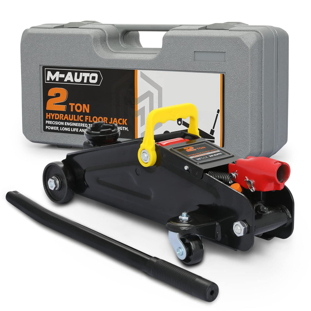 2 Ton Hydraulic Trolley Jack Car Lift with Storage Case Q59168