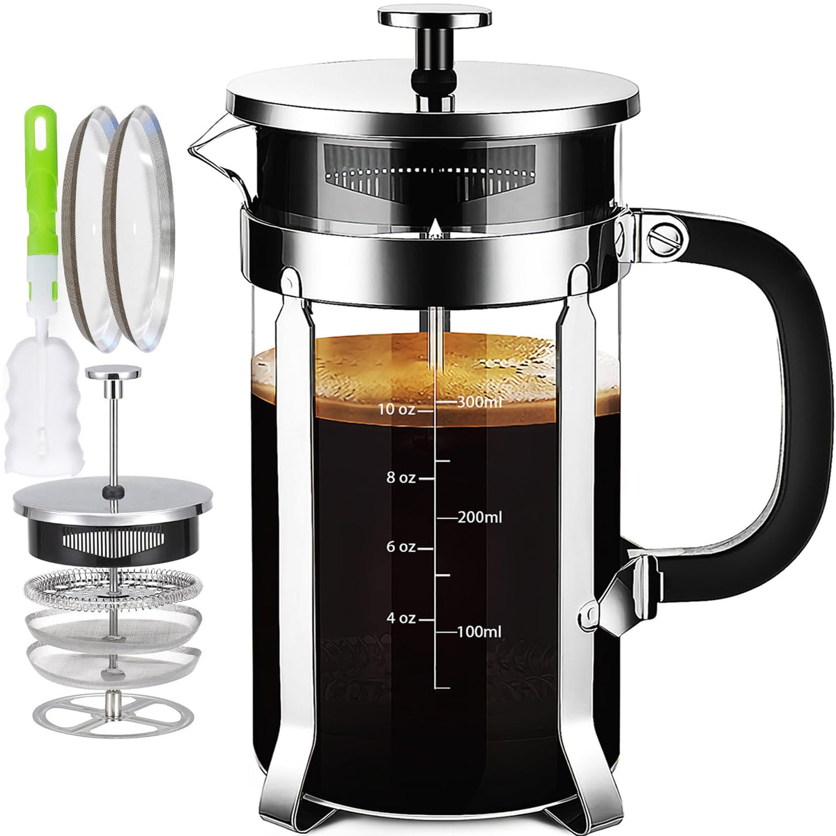 12oz Copper Stainless Steel French Press C502