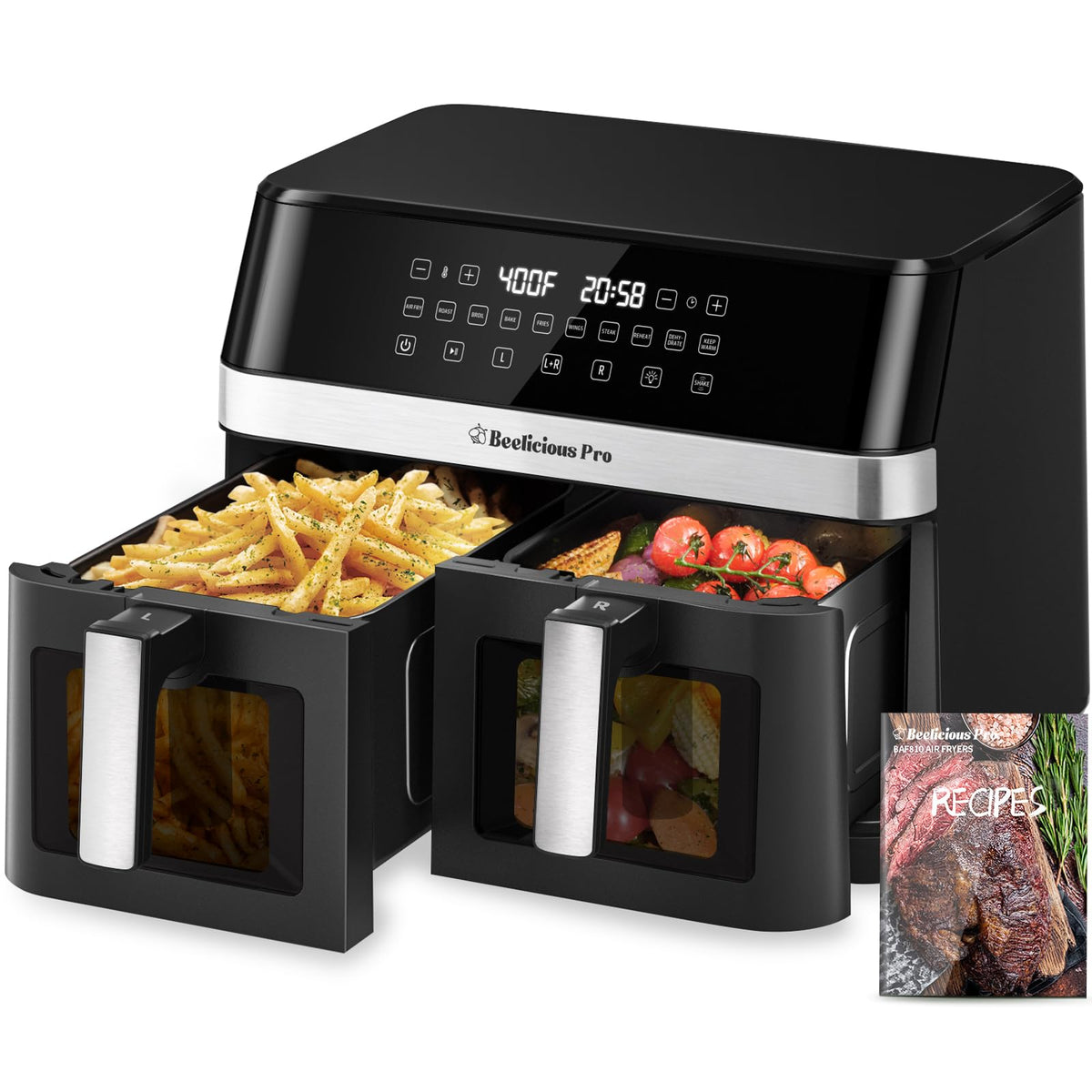 12QT Large Dual Air Fryer D90179