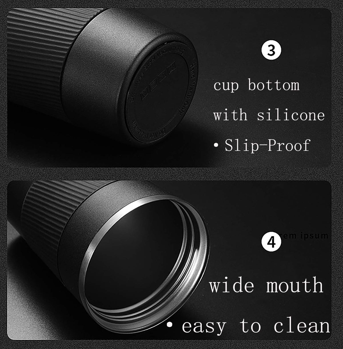 17oz Stainless Steel Vacuum Insulated Travel Mug R483