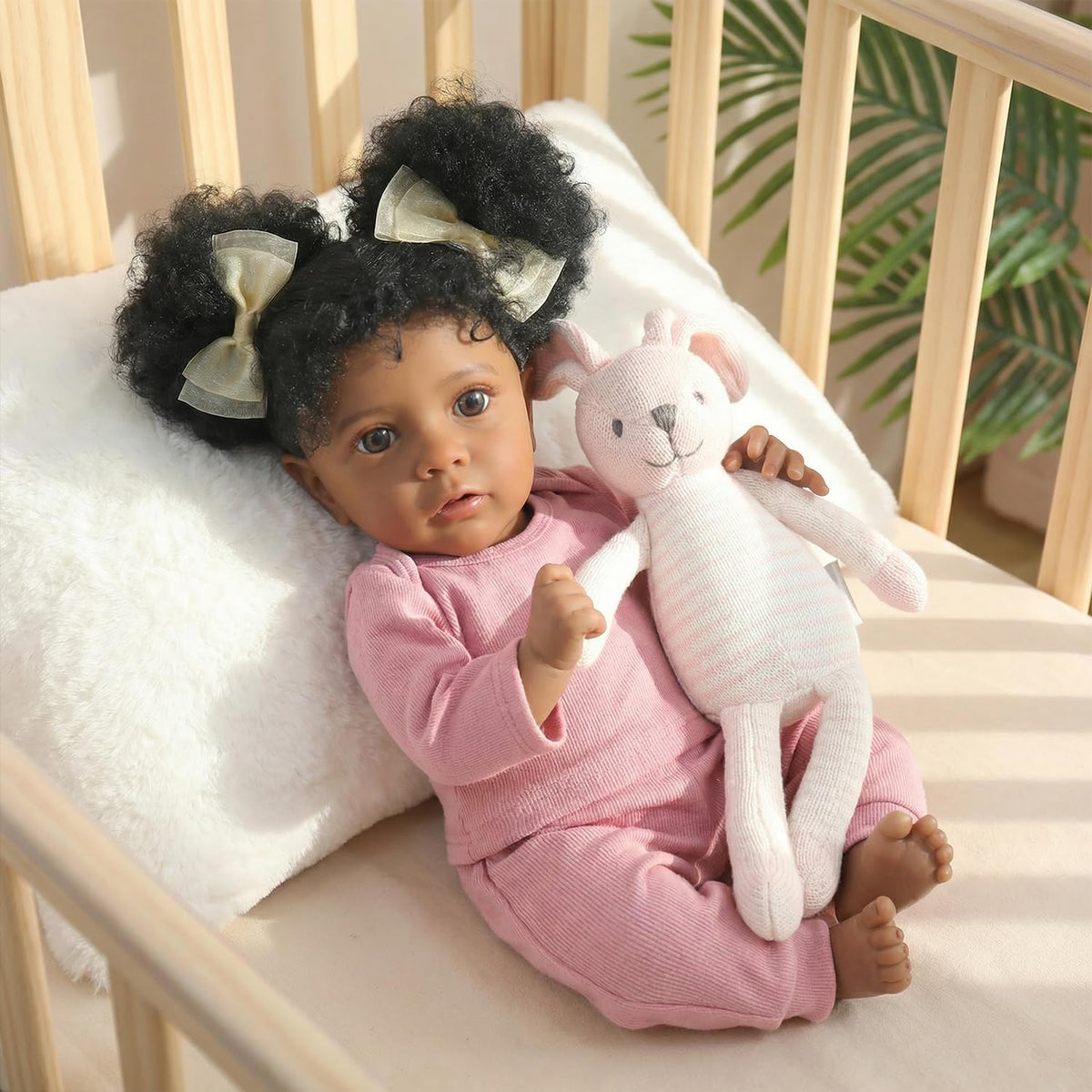 20 Inch Realistic Newborn Baby Doll in Pink Outfit E643