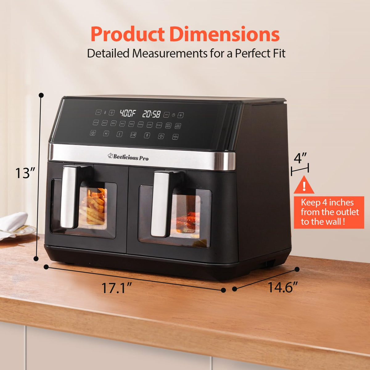12QT Large Dual Air Fryer D90179