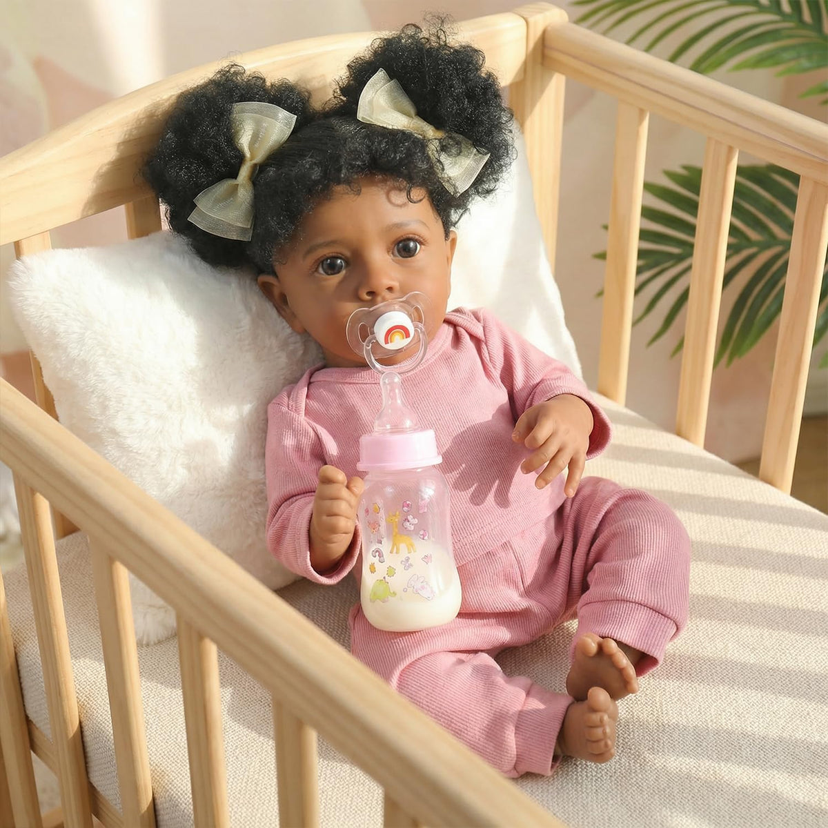 20 Inch Realistic Newborn Baby Doll in Pink Outfit E643