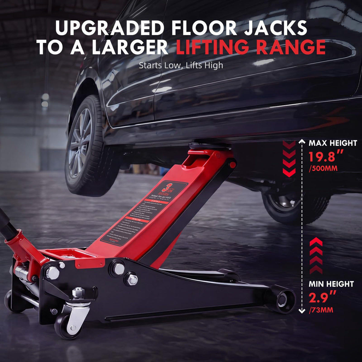 3 Ton Low Profile Hydraulic Floor Jack W685516