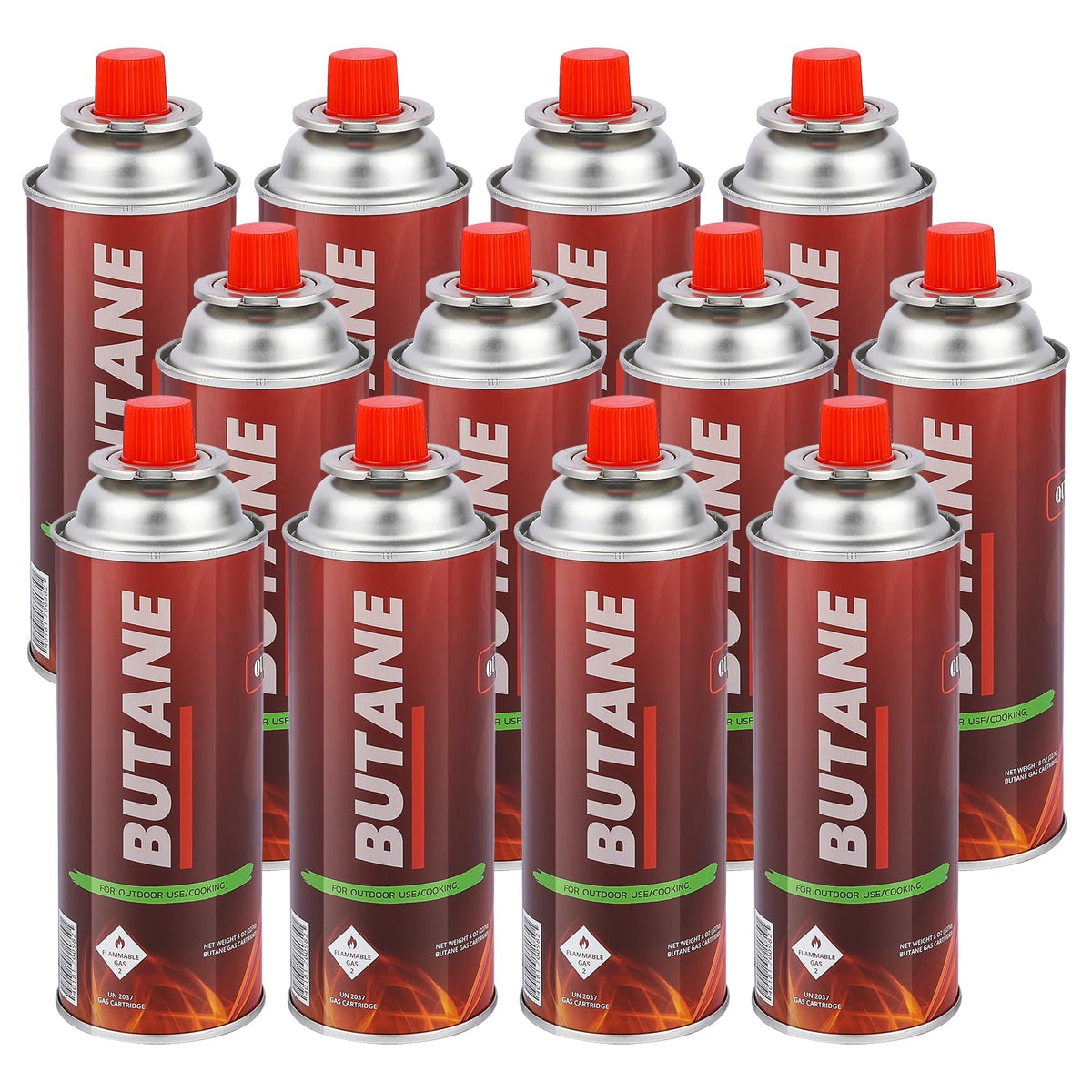 12 Pack Butane Fuel Canister M205079