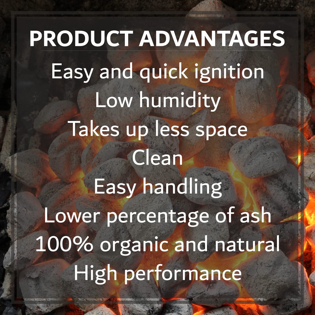 Oak & Applewood Charcoal Briquettes 6.5 Lb J91974