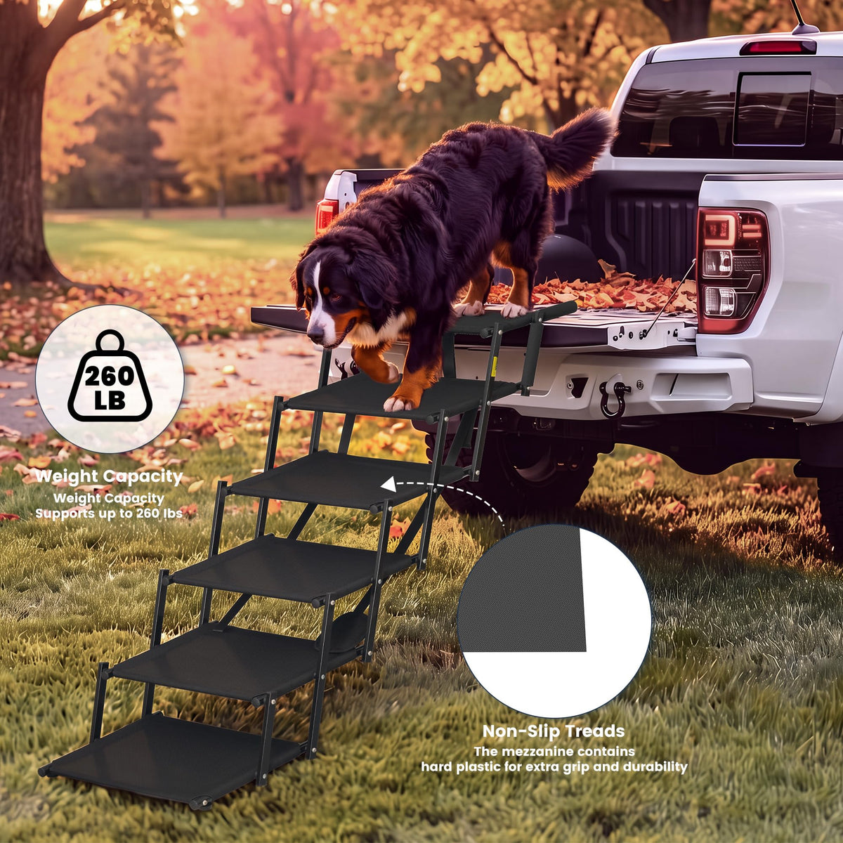 Foldable Dog Steps 5 Steps L142160