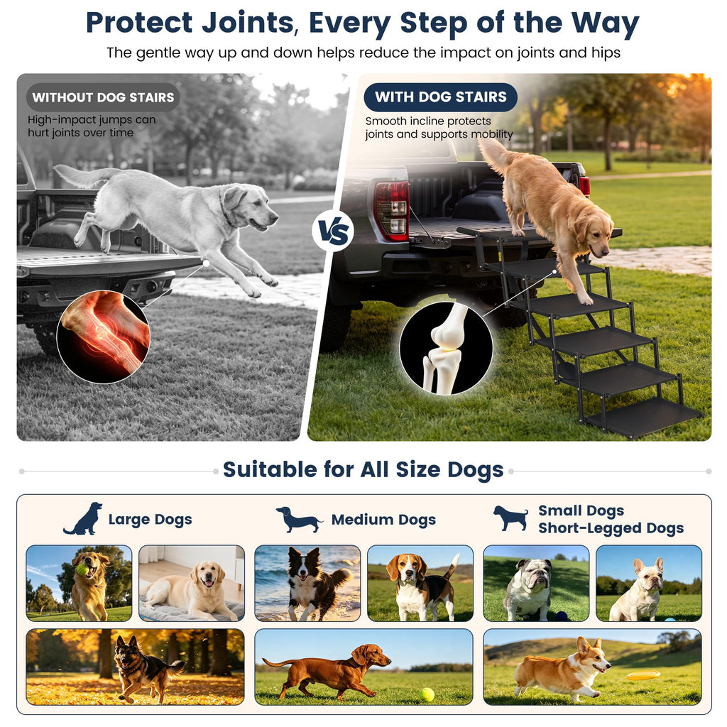 Foldable Dog Steps 5 Steps L142160