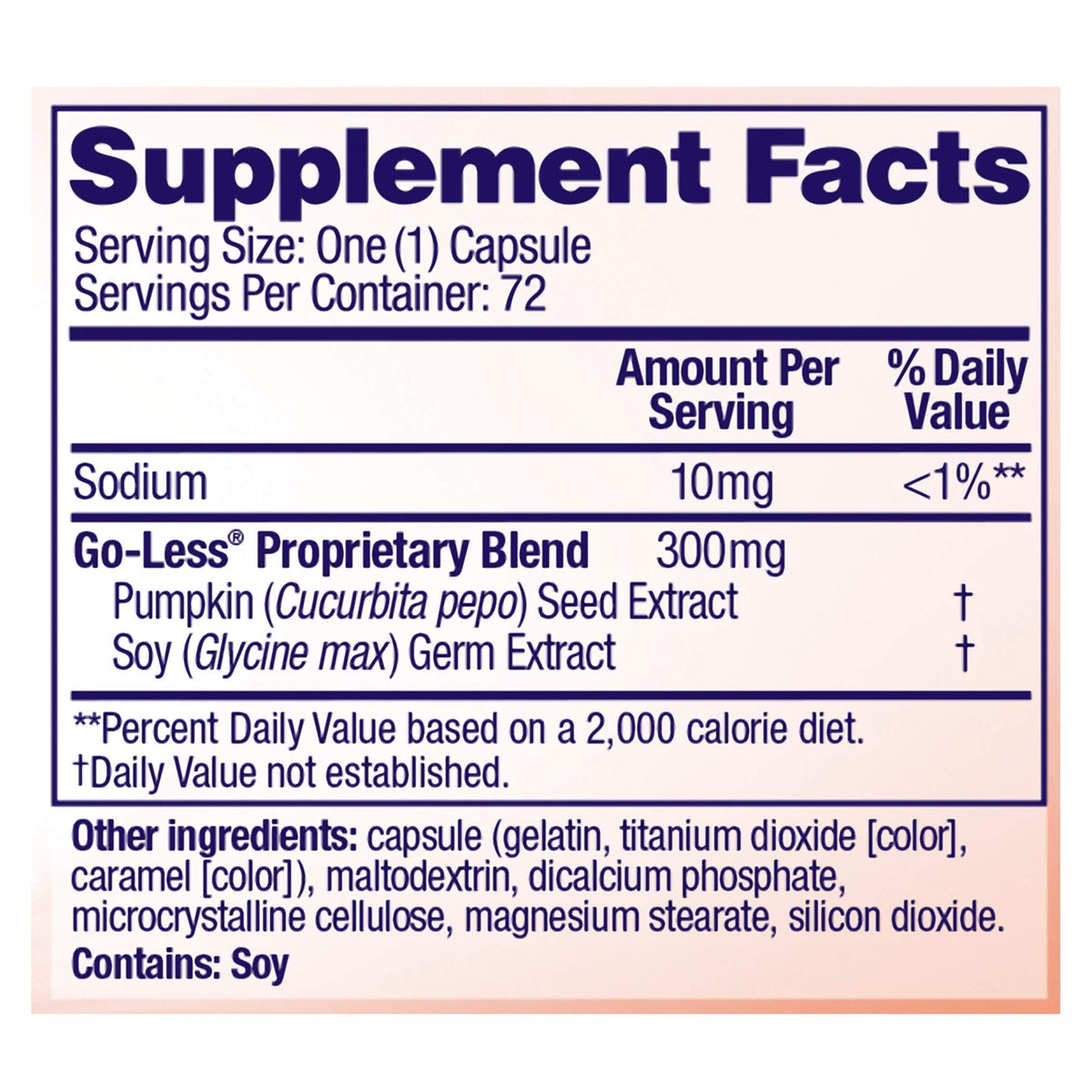 Bladder Control Capsules H3774