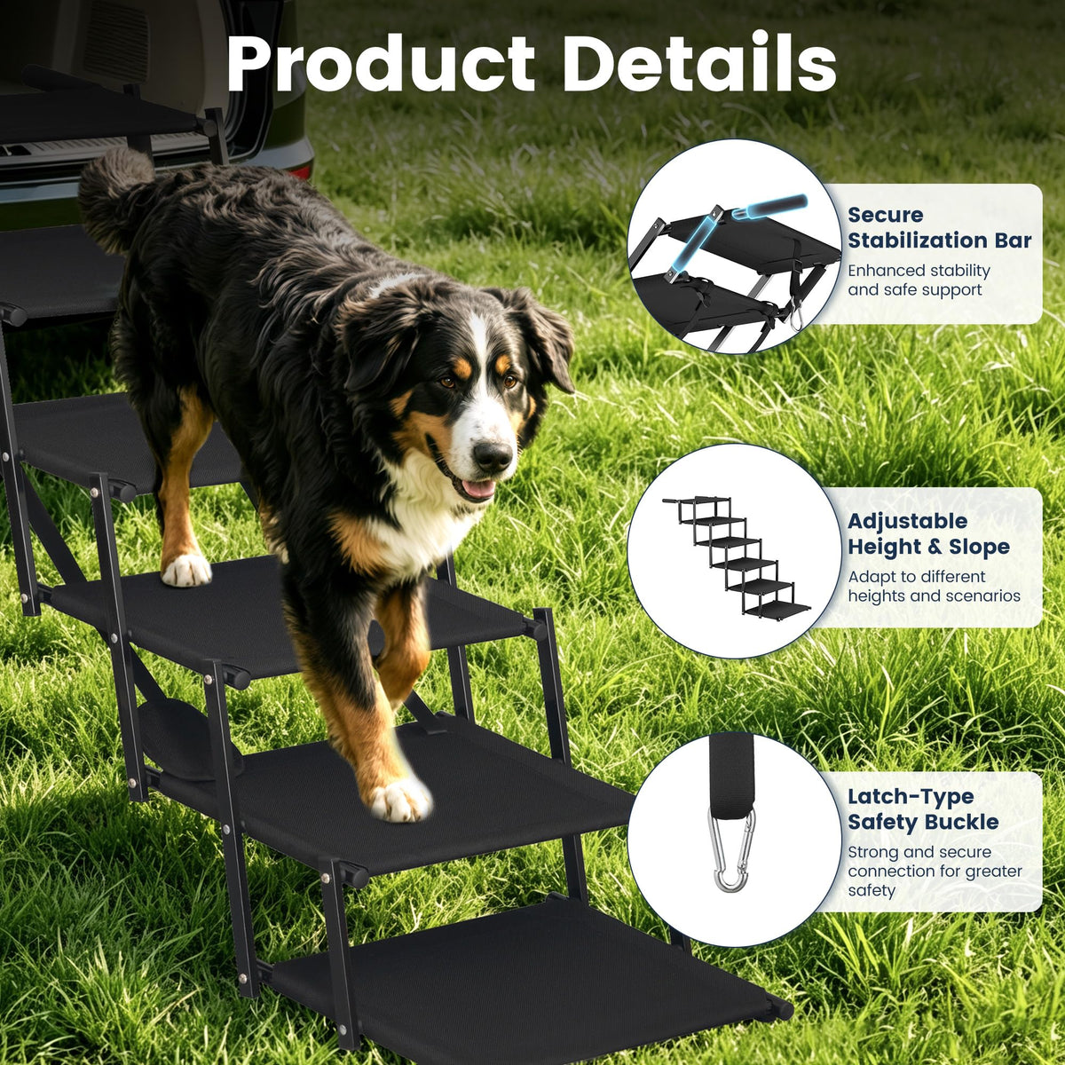 Foldable Dog Steps 5 Steps L142160